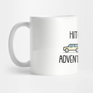 Hitched Up - Adventure Ahead - Design For Lighter Colors Mug